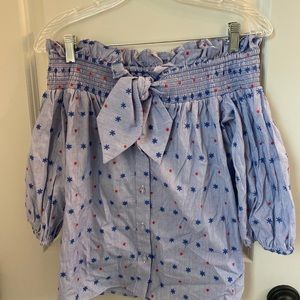 Parker off the shoulder top